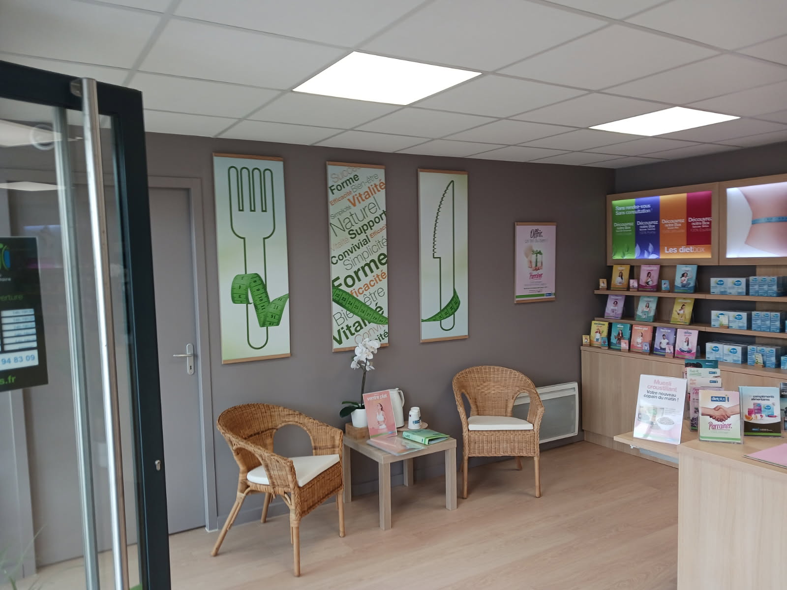 Aménagement de l'espace de vente Dietplus - Rénovation commerciale